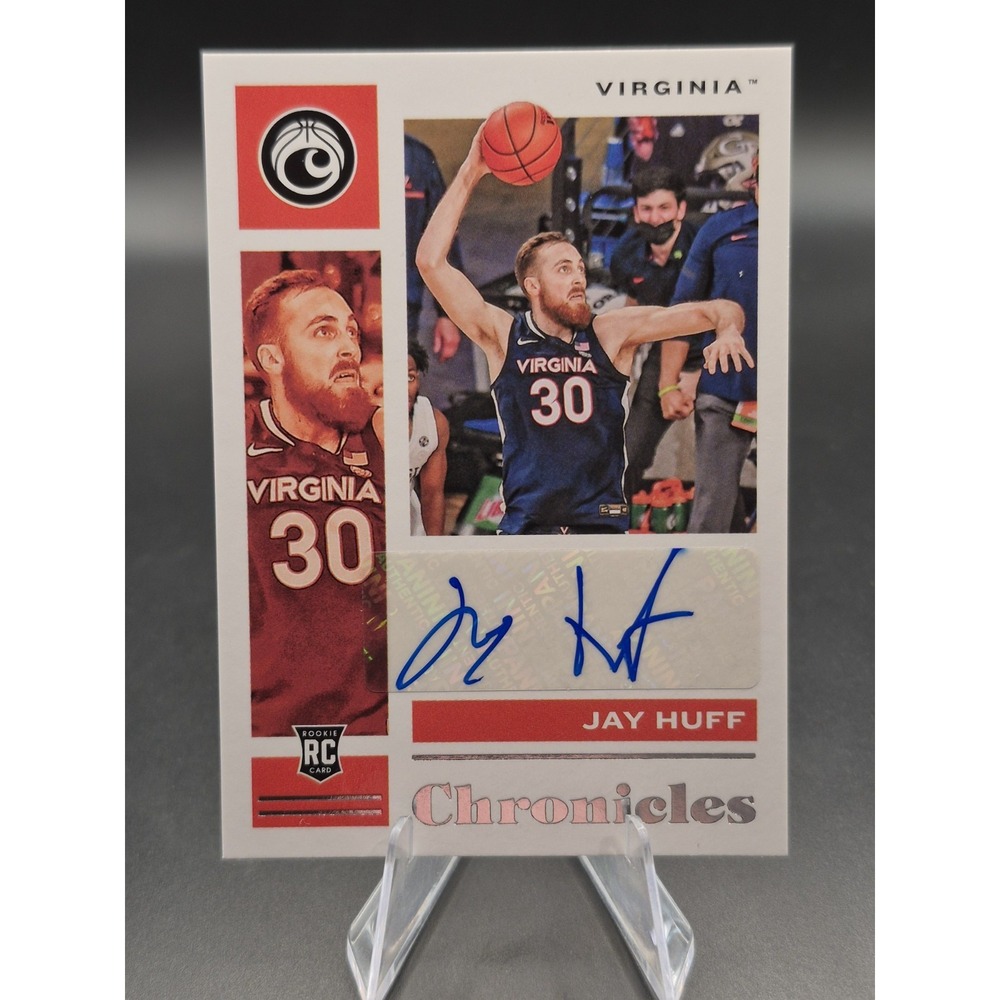2021 Panini Jay Huff #CR-JHU Chronicles Draft Picks Rookie Autograph Lakers RC